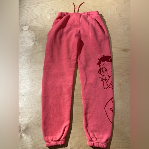 Flesischer Studios Betty Boop Pink Joggers Small (MZ) - Picture 9 of 9